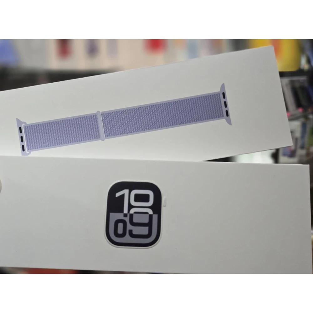 Apple Watch Series 10 GPS + Cellular 42mm Silver Aluminum Case w. Blue Cloud S. Loop (MWX53)