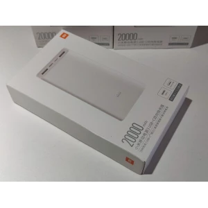 Зображення товара - Xiaomi Mi Power Bank 3 20000 mAh PLM18ZM White (VXN4258CN) Швидке Заряджання QC3.0 18W