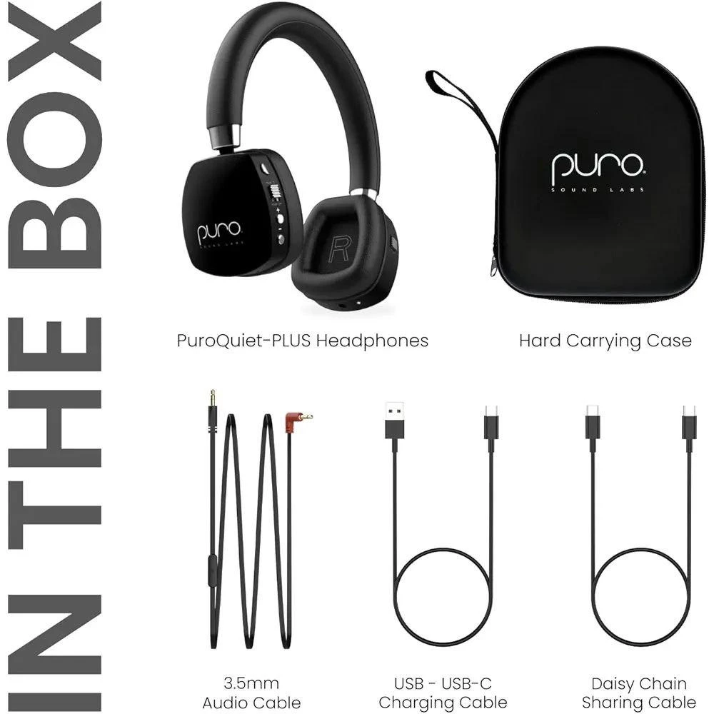 Наушники с микрофоном Puro Sound Labs PuroQuiet Plus Volume Limited