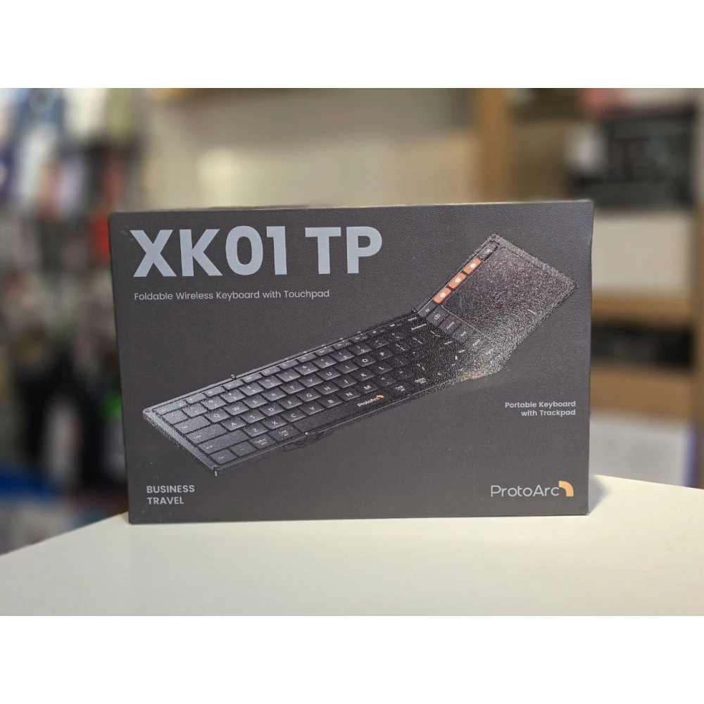 Беспроводная складная клавиатура с сенсорной панелью ProtoArc ХКО1 ТР