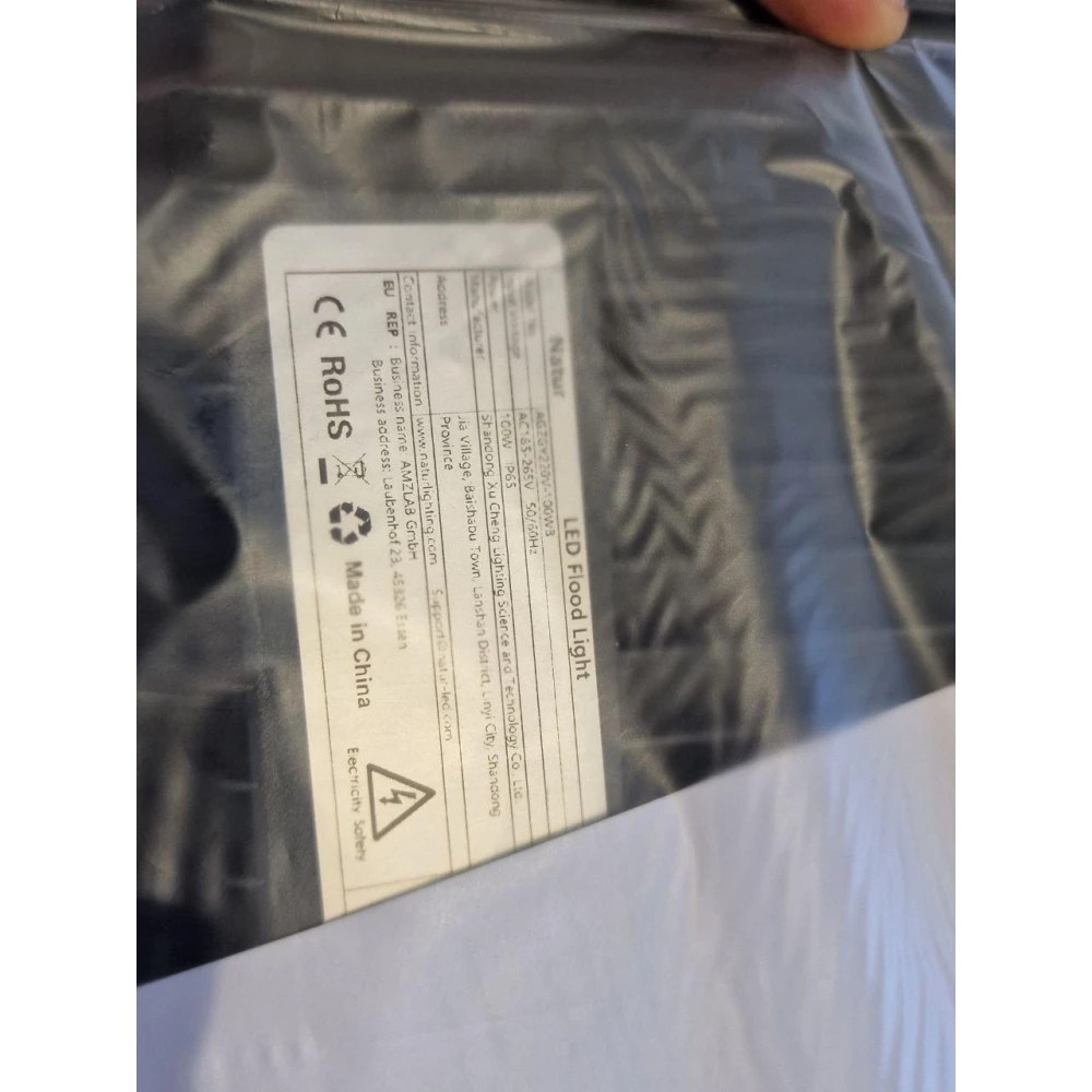 Светодиодный Прожектор LED 100w 6500K IP65 6000LM Bapro Natur 100 Вт з датчиком движения Class A++