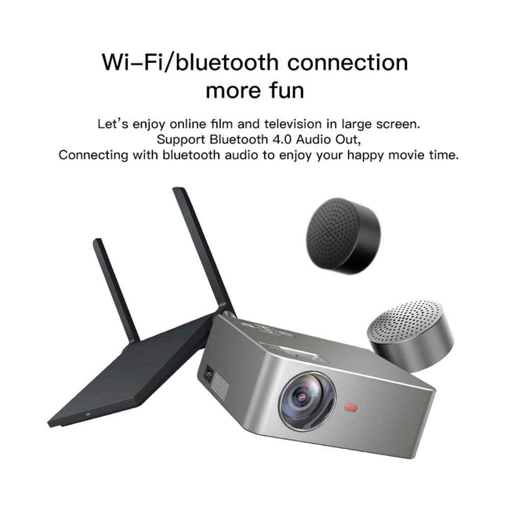 Проэктор RD830 720P 5500L 2 HDMI, USB, VGA, TV Stick, PS4