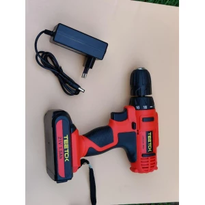 Изображение товара -  Акамуляторный шуруповёрт дрель TEETOK 21V  29 шт. 45N.m ударный электроинструмент