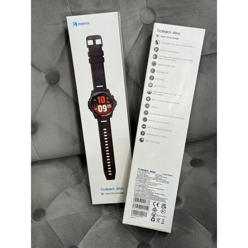 Смарт-часы Mobvoi TicWatch Atlas Black
