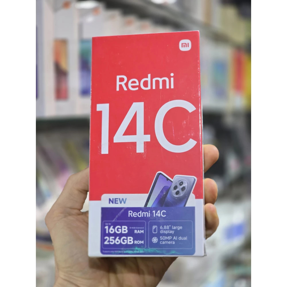 Смартфон Xiaomi Redmi 14C 8/256GB Starry Blue с блоком питания