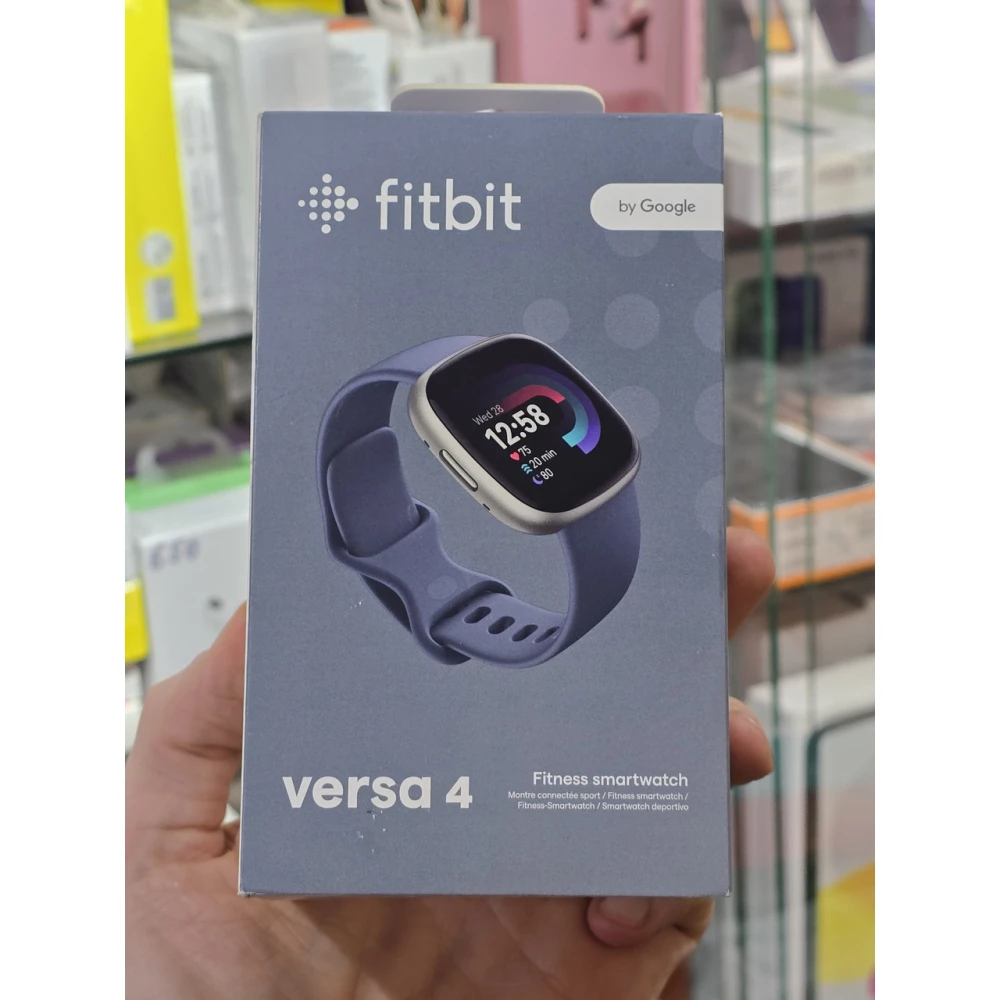 Fitbit Versa 4 Waterfall Blue / Platinum Aluminum