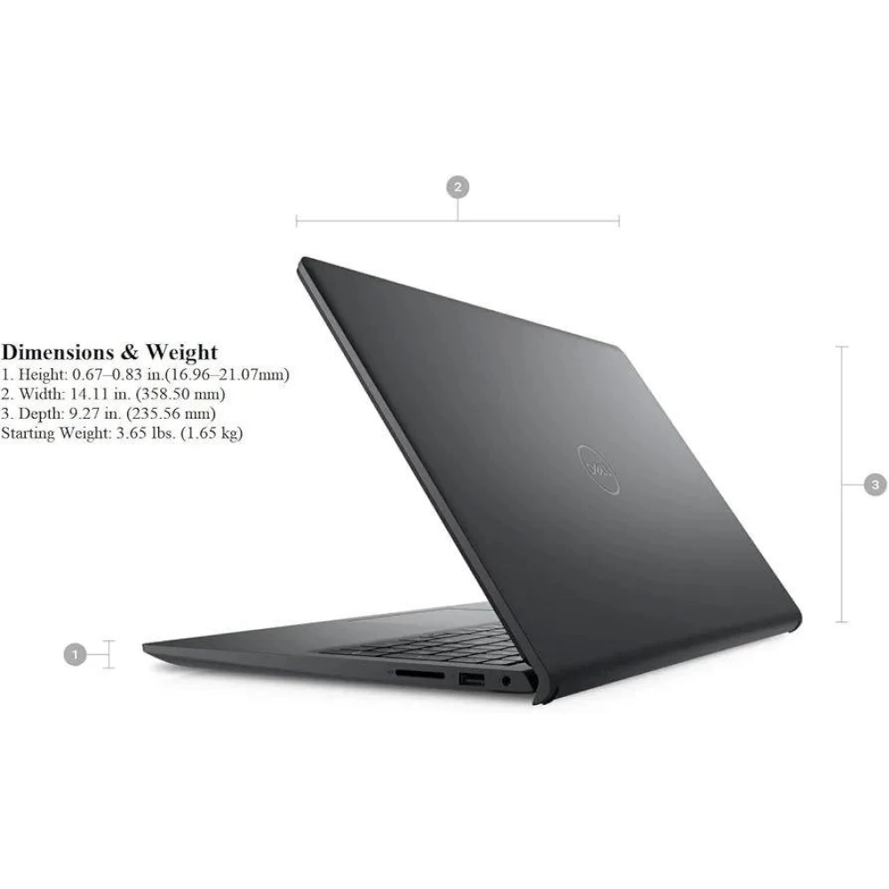 Ноутбук Dell Inspiron 15 3000 3520 12th Intel i5-1235U 512GB/16GB 15.6“ 1920x1080 Windows 11 i3520-5697BLK-PIT