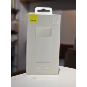Зображення товара - Зовнішній акумулятор (Power Bank) Baseus Bipow Digital Display 15 W 20000 mAh White (PPDML-J01)