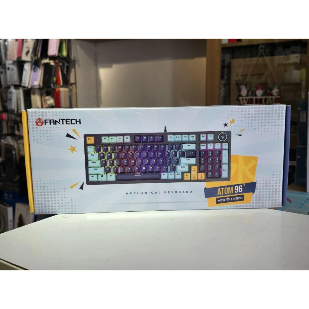 Механическая игровая клавиатура Fantech ATOM96 MK890V2 синим переключателем