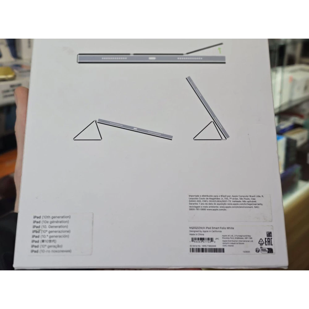 Чехол Apple Smart Folio для iPad (10th gen) White (MQDQ3ZM/A)