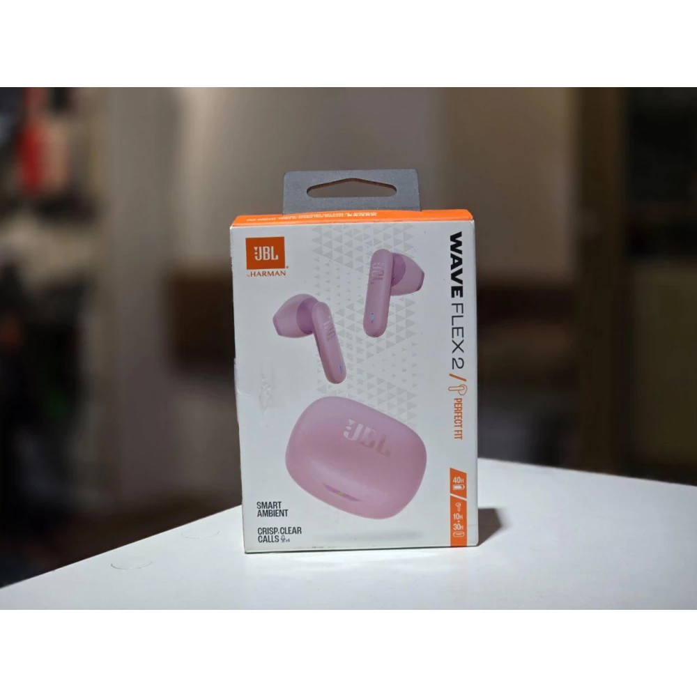 Навушники JBL Wave Flex 2 Pink (JBLWFLEX2PIK)