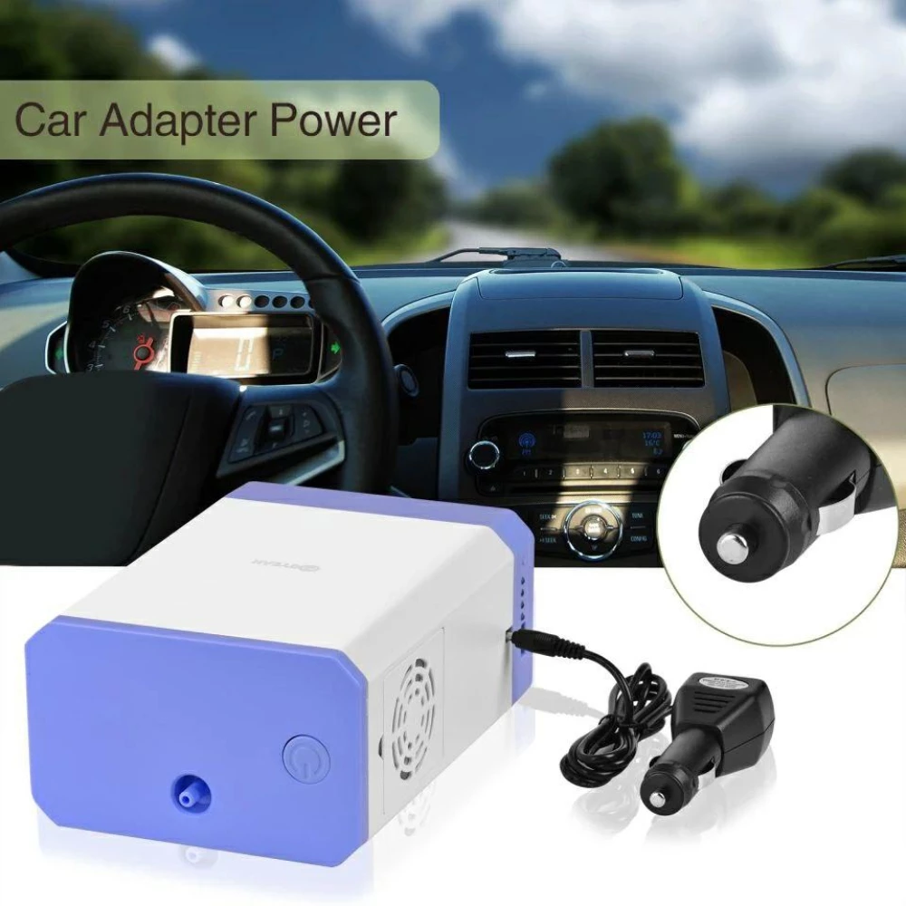 Портативный домашний кислородный генератор Moyeah, 3л/мин, кислородный концентратор с литиевой батареей