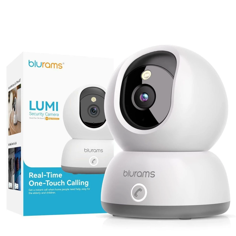 Blurams 2MP Rotary Wireless IP Security Camera Радионяня с двусторонней связью и ночным видением