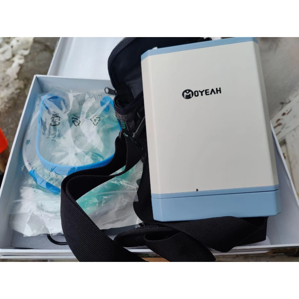 Портативный домашний кислородный генератор Moyeah, 3л/мин, кислородный концентратор с литиевой батареей