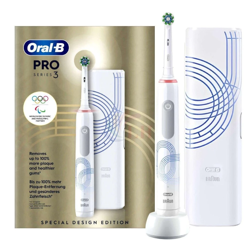 Электрическа зубная щетка Oral-B Pro 3 3500 Olympia Special Edition with Travel Case
