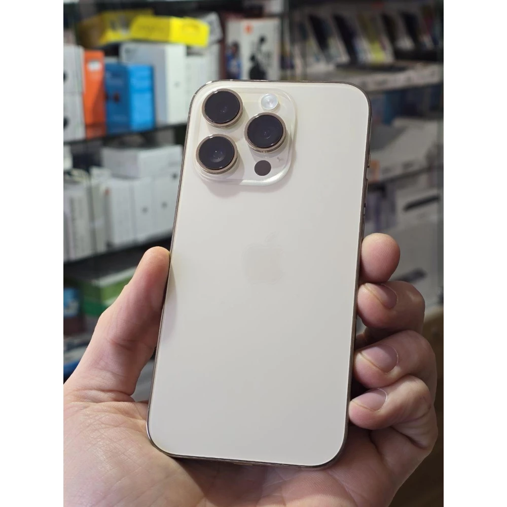 Apple iPhone 14 pro 128 ГБ Gold EU Б/у гарний стан. Заряд батареї 89%