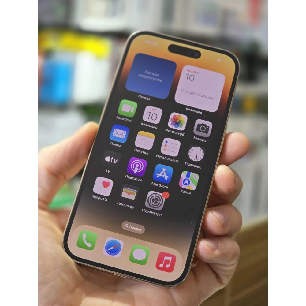 Apple iPhone 14 pro 128 ГБ Gold EU Б/у гарний стан. Заряд батареї 89%