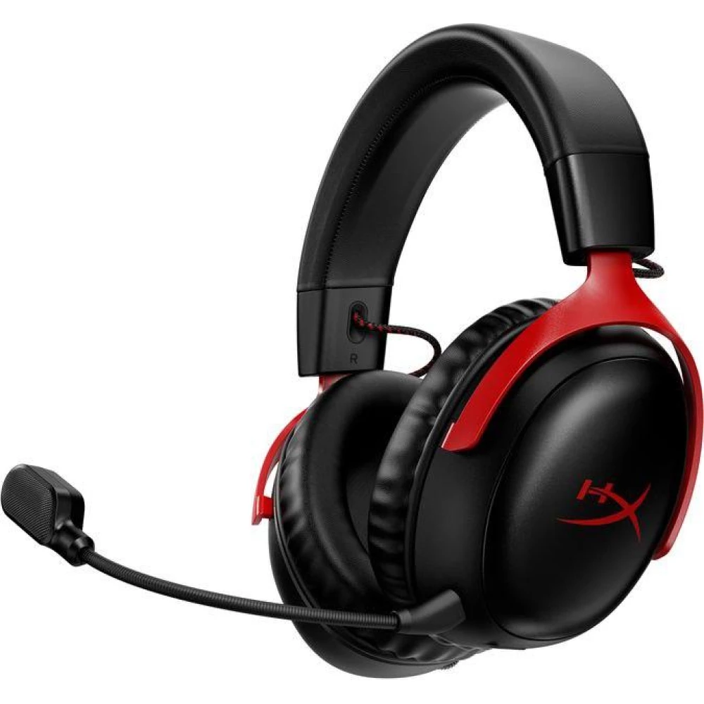 Игровые накладные Наушники HyperX Cloud III Wireless Black-Red (77Z46AA)