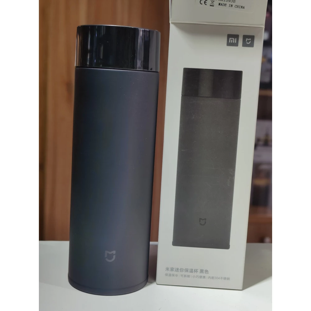 Термос с вакуумной изоляцией Xiaomi Mijia Vacuum Flask 350ml Thermos black