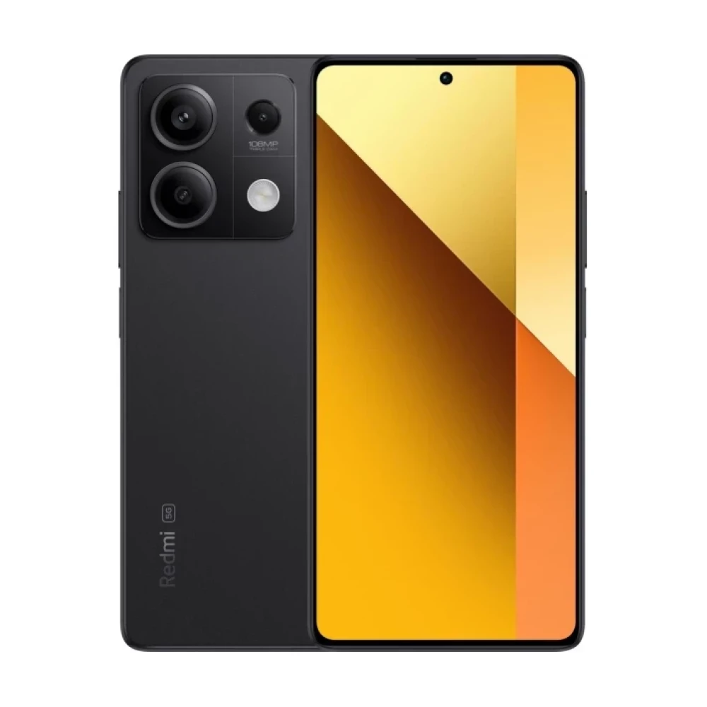 Смартфон Xiaomi Redmi Note 13 5G 8/256Gb black NFC, 108+8+2/16Мп, Dimensity 6080, AMOLED 6.67“, 5000 EU