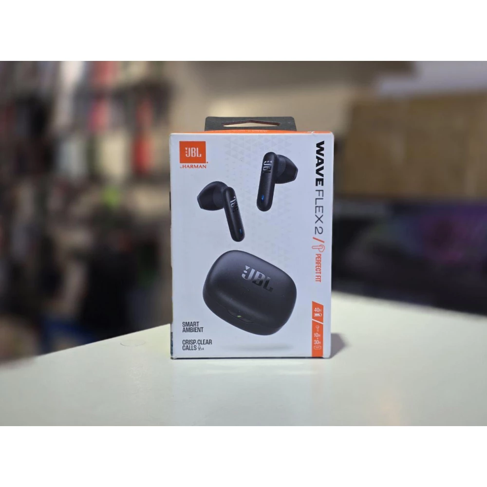 Навушники JBL Wave Flex 2 Black (JBLWFLEX2BLK)