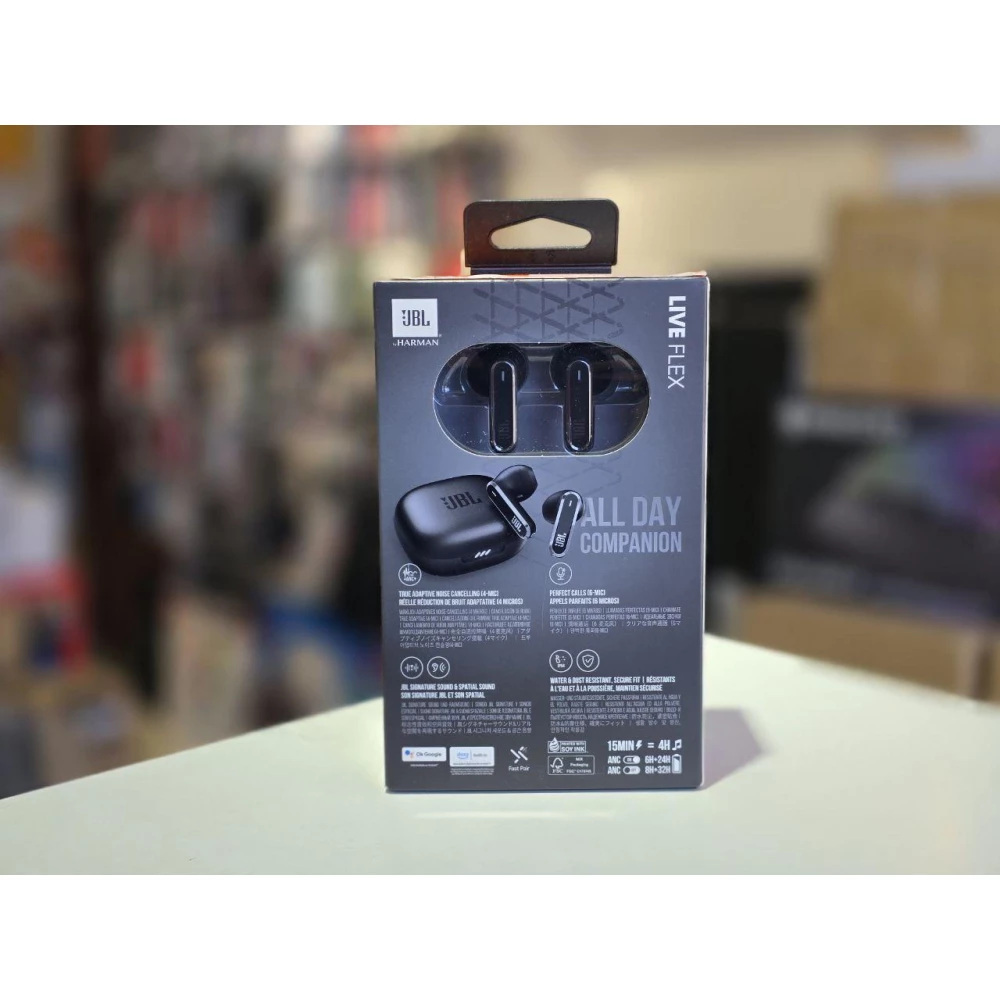 Навушники TWS JBL Live Flex Perfect Fit Black (JBLLIVEFLEXBLK)