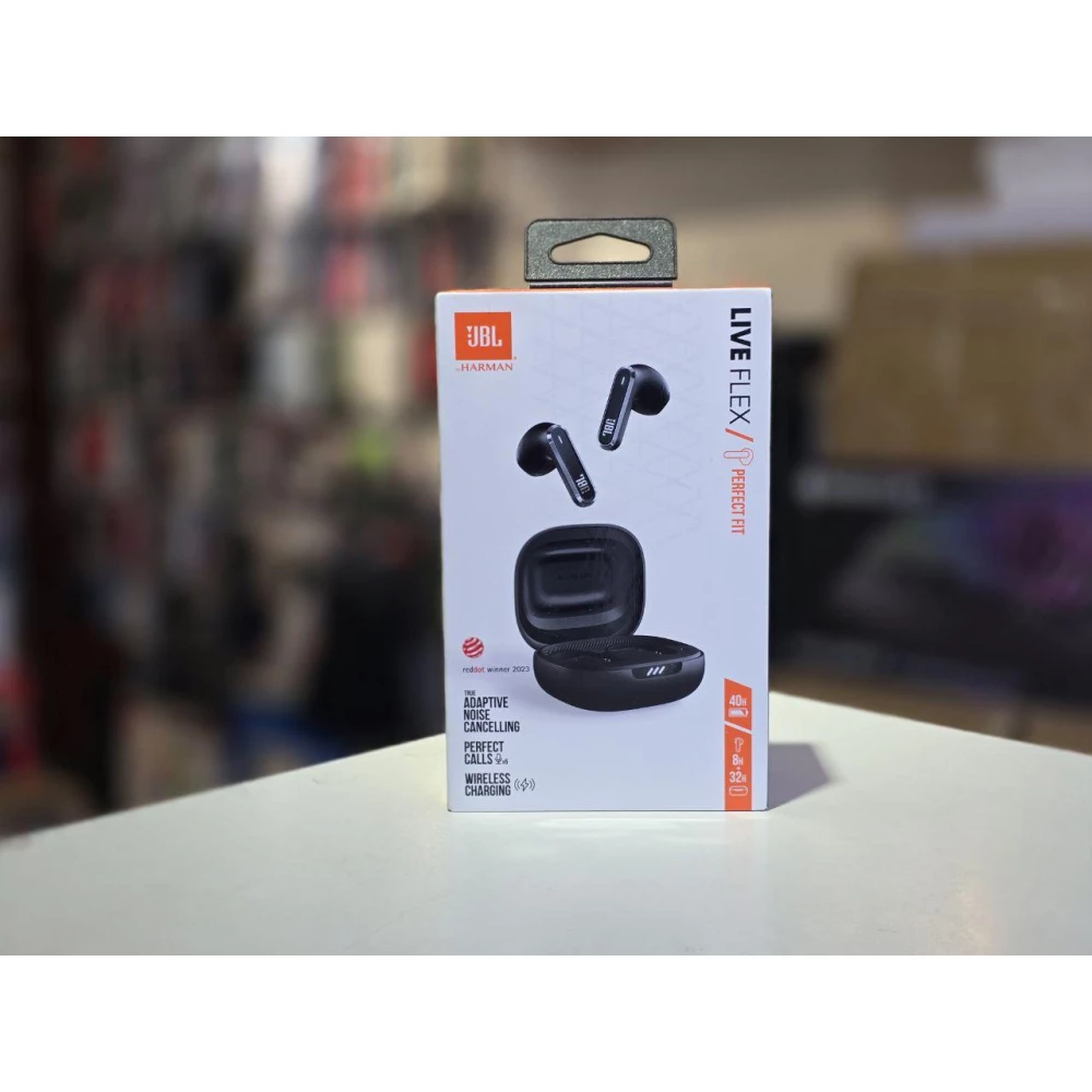 Навушники TWS JBL Live Flex Perfect Fit Black (JBLLIVEFLEXBLK)