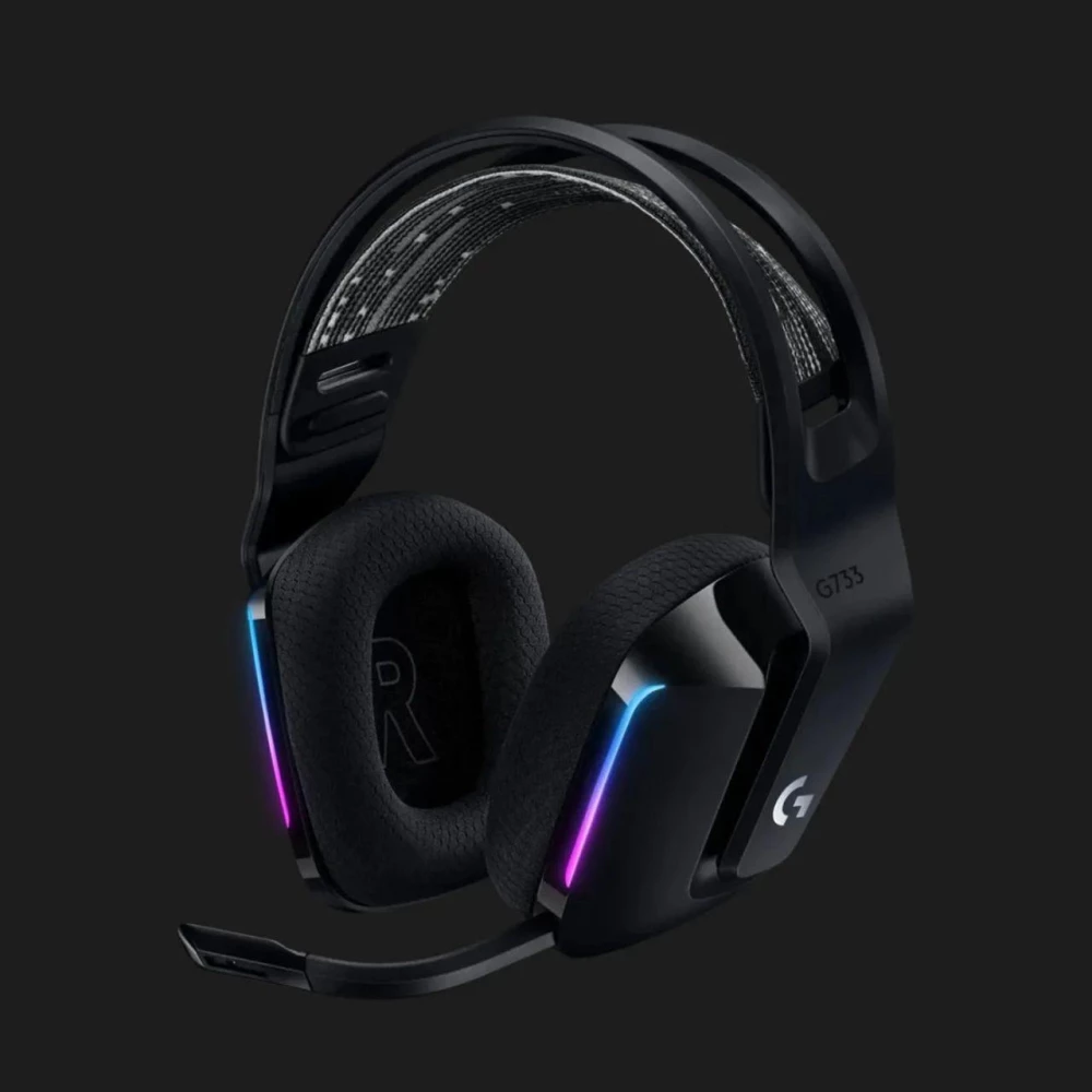 Наушники Logitech Lightspeed Wireless RGB Gaming Headset G733 Black (981-000864)