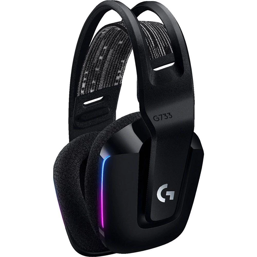 Наушники Logitech Lightspeed Wireless RGB Gaming Headset G733 Black (981-000864)