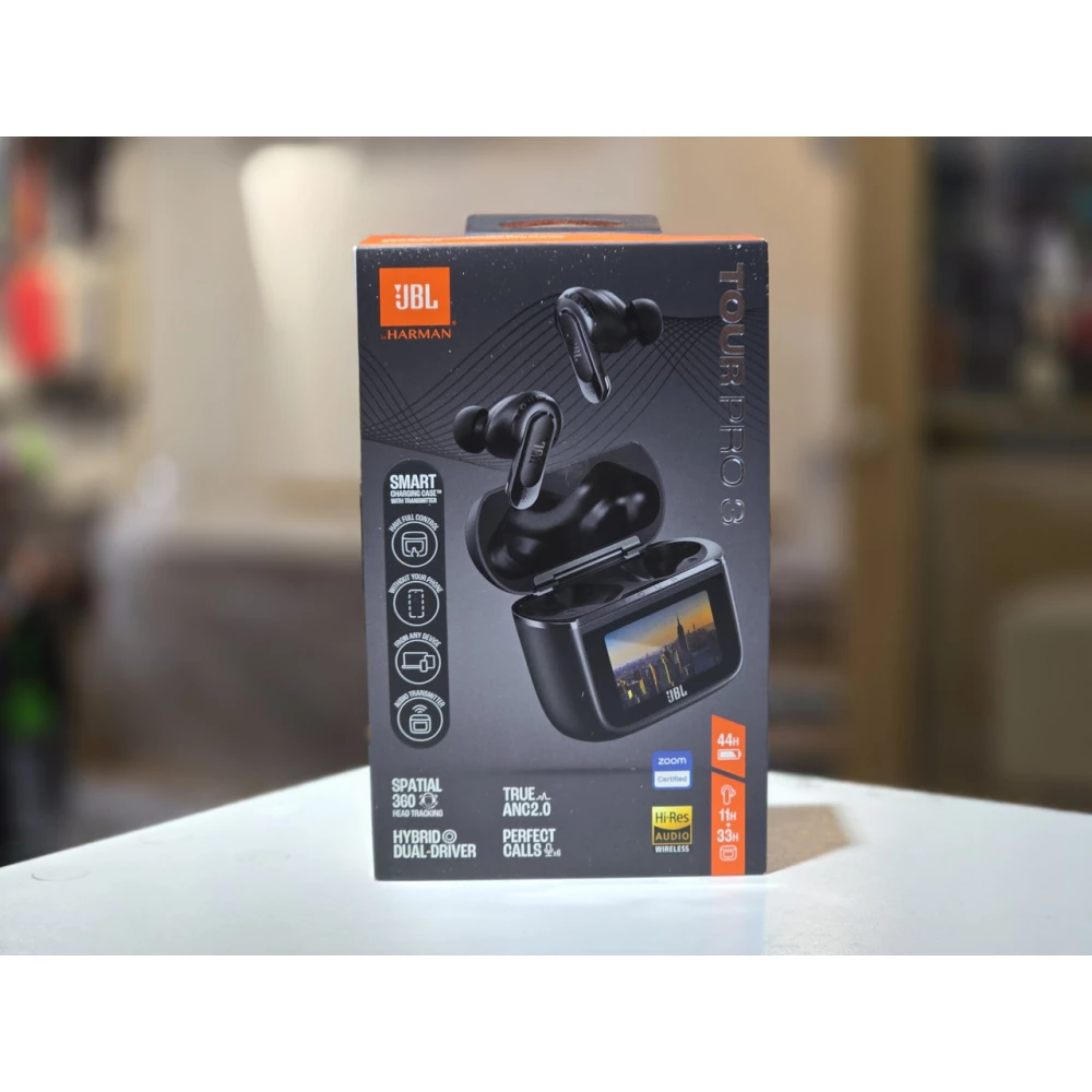 Беспроводные Наушники JBL Tour Pro 3 Black (JBLTOURPRO3BLK)