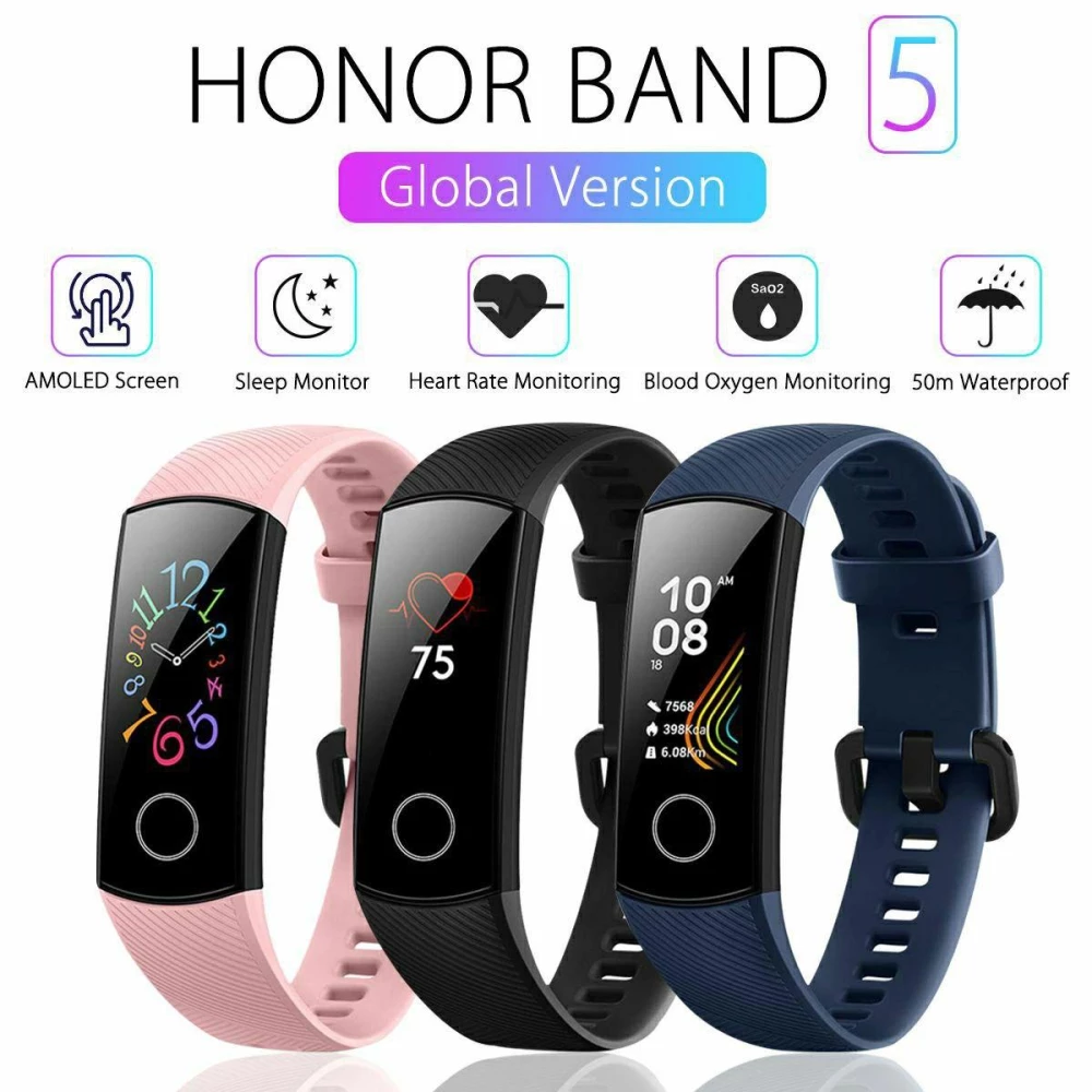 Фитнес браслет Honor Band 5 пульсоксиметр