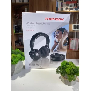 Изображение товара -  Накладные беспроводные наушники HAMA Thomson WH3001BK, 100м обхват