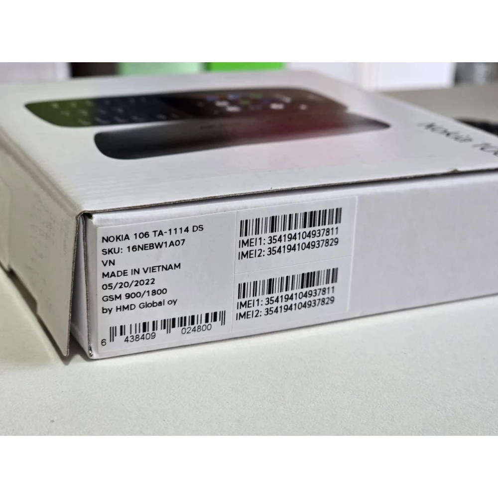 Nokia 106 TA-1114 (2018) DualSim 4G Black