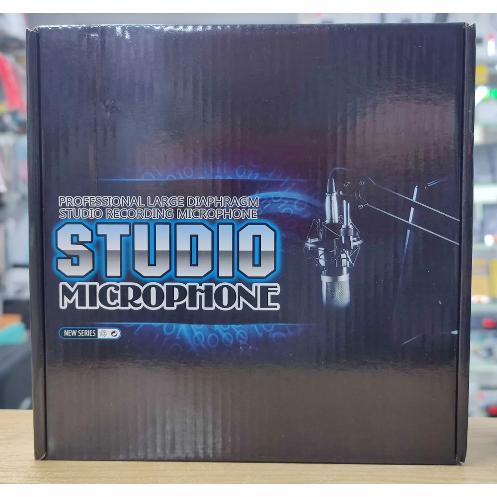 Профессиональный микрофон BM-800 конденсаторный с пауком держателем