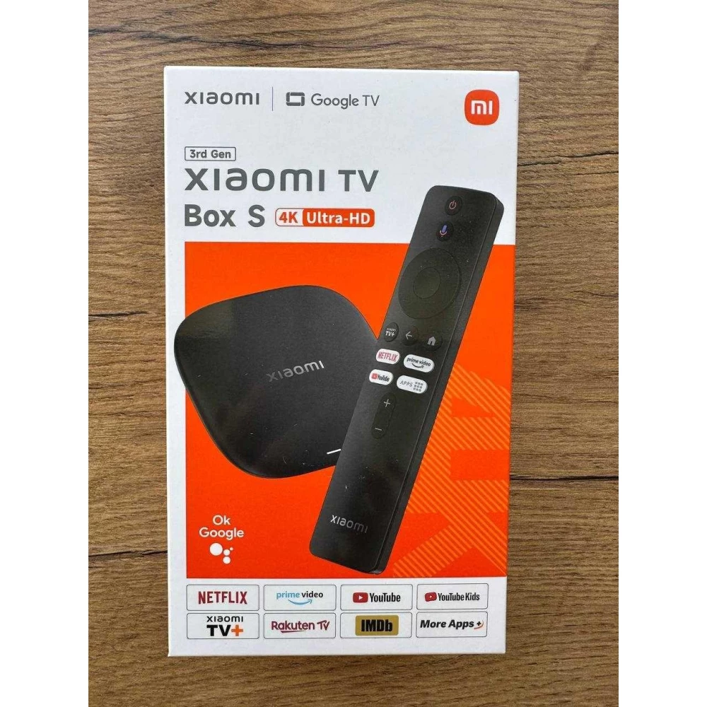 Смарт ТВ Приставка Xiaomi Mi Box S 4K 3rd Gen 2025 Global, NETFLIX, Google TV Международная версия