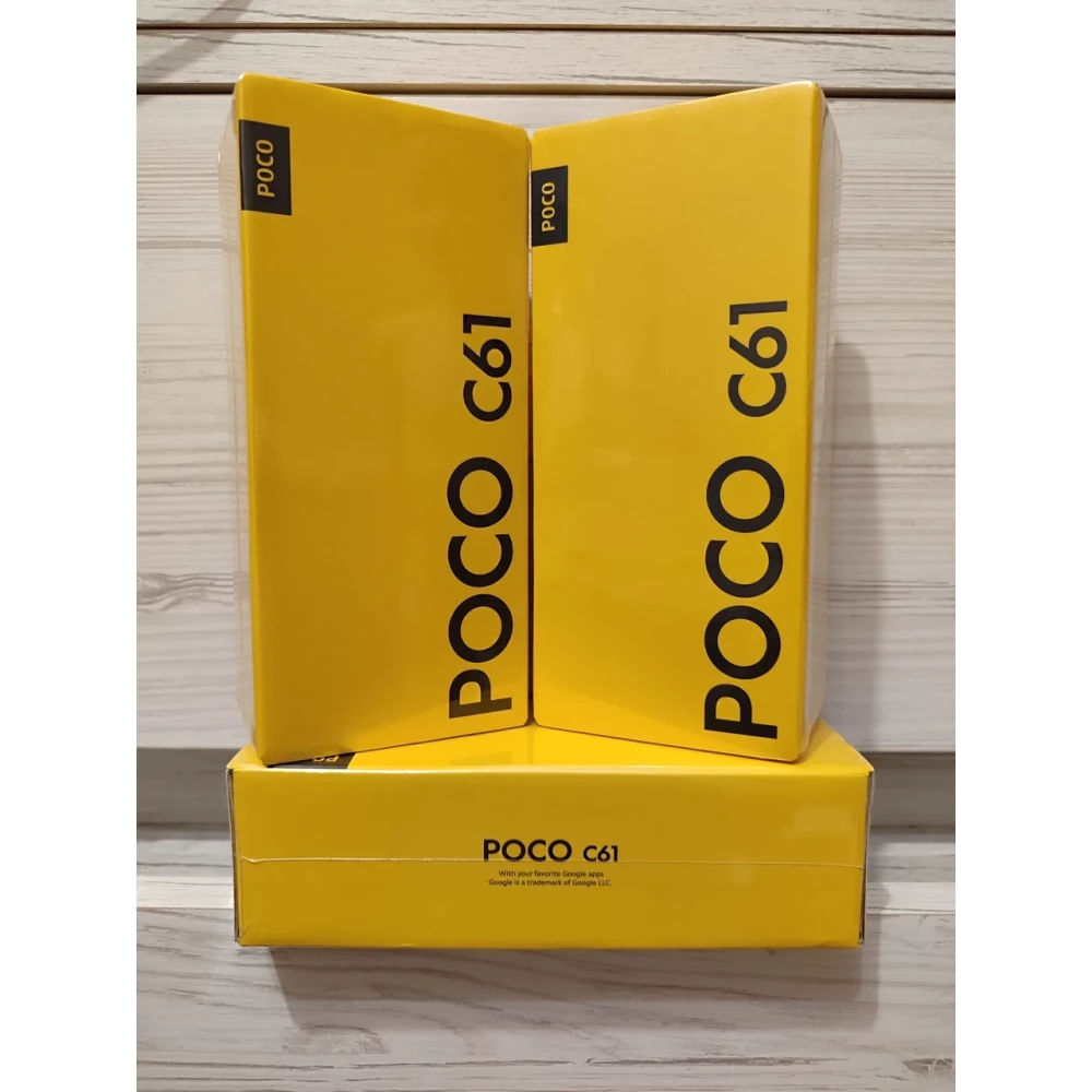 Смартфон Xiaomi Poco C61 4/128GB 6.71“; IPS;1650x720; 90 Гц G36 ОС:14 5000маг Global EU White