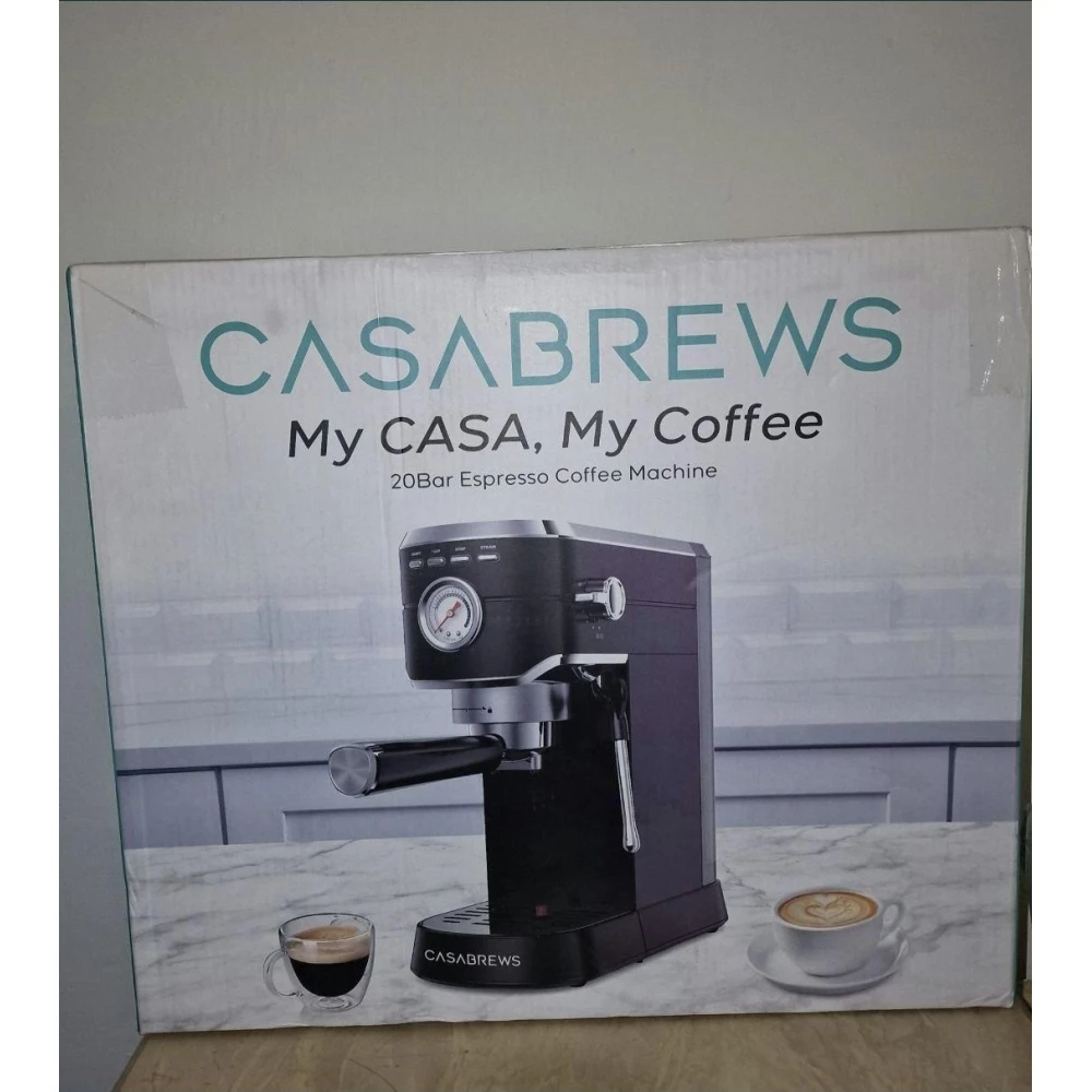 Кофемашинка для еспресо и капучино CASABREWS CM5418 на 20 бар