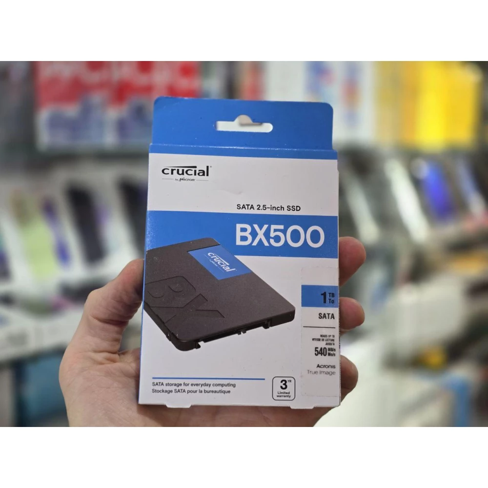 SSD-накопитель Crucial BX500 1TB 2.5“ SATAIII 3D NAND TLC (CT1000BX500SSD1)