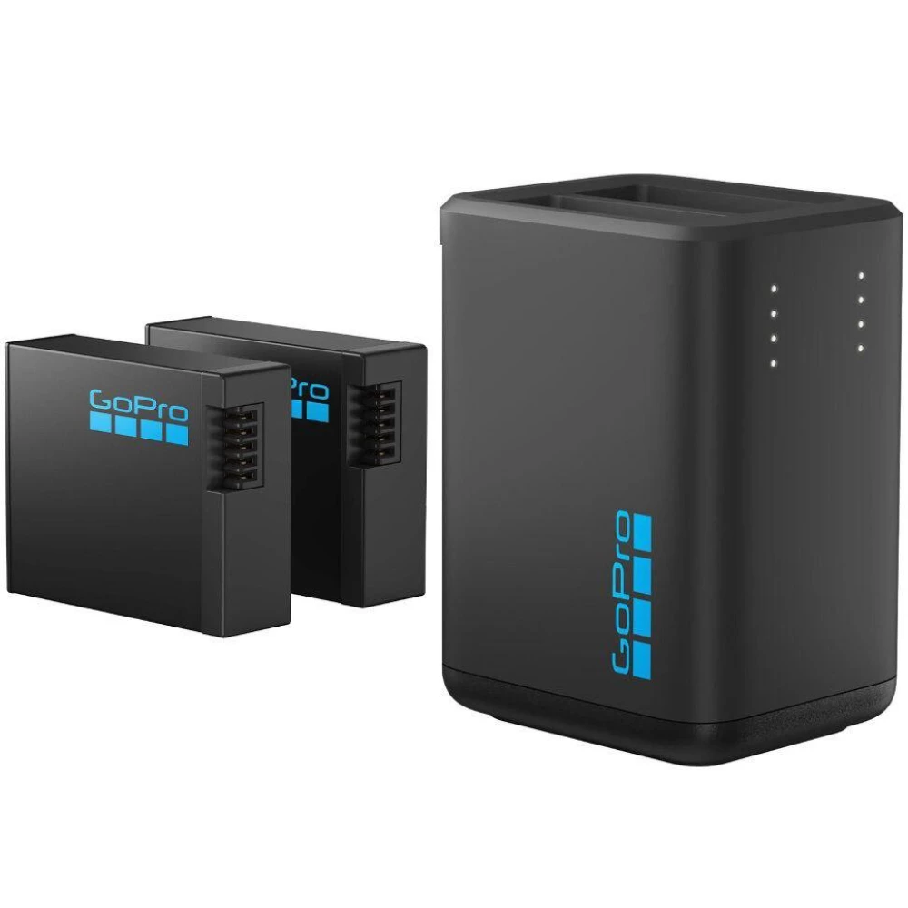 Двойное зарядное устройство GoPro Dual Battery Charger + Аккумулятор 2 шт для HERO 13 (AEDBD-201-EU)