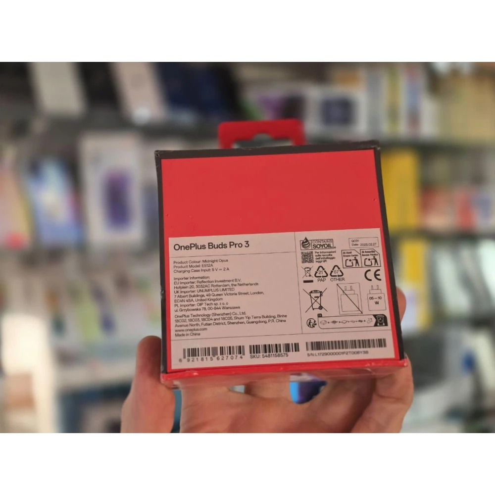 Наушники OnePlus Buds Pro 3 E512A Midnight Opus