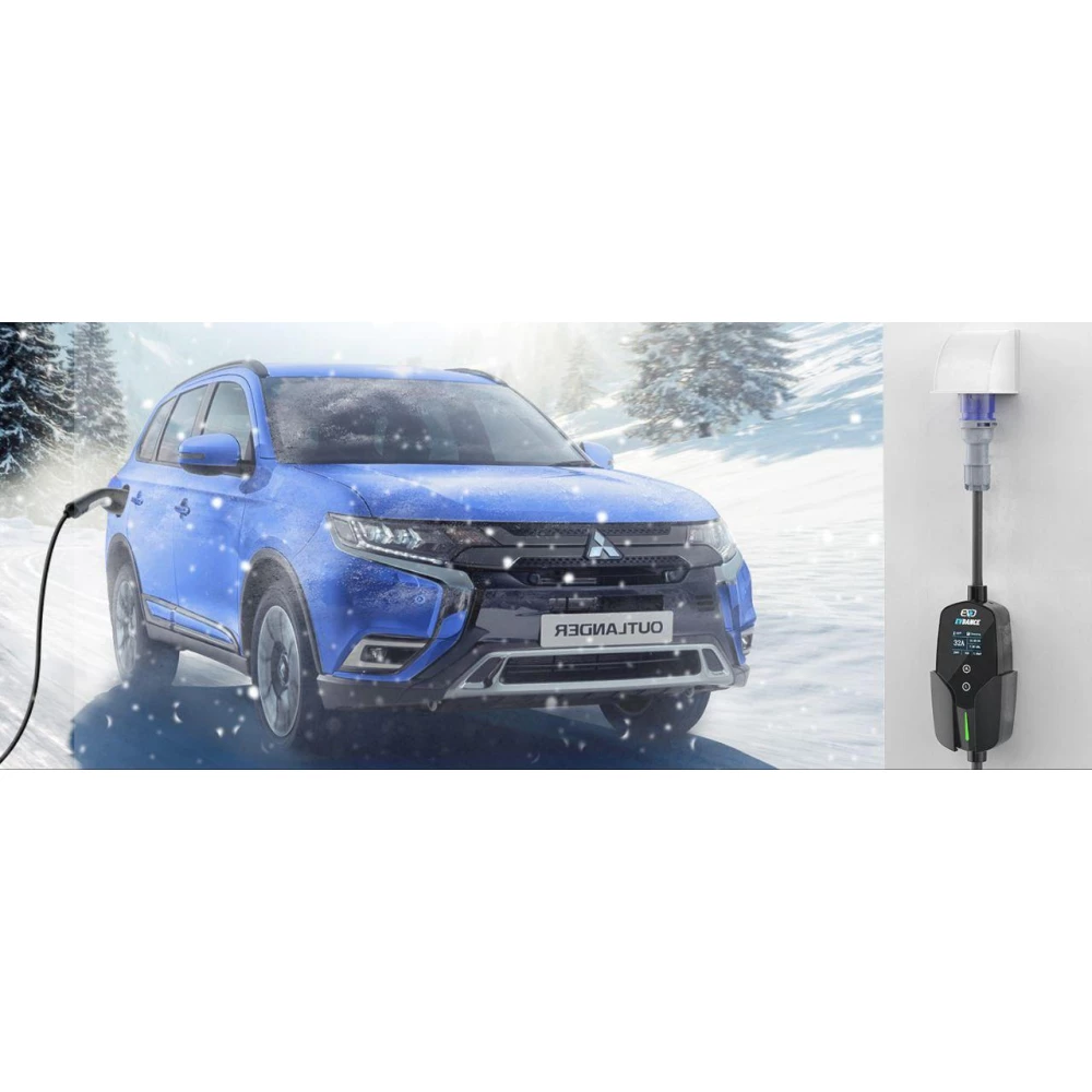 Зарядний пристрій для електромобілів типу 2 EVDANCE EV-ACS3205E з вилкою CEE CHUKO [7,36 кВт, 1 фаза, 6,1 м 10