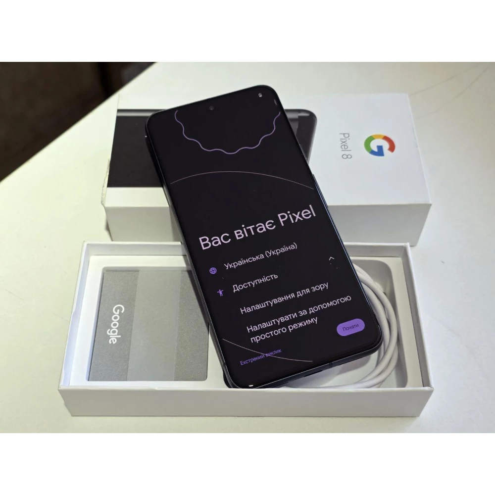 Смартфон Google Pixel 8 8/128GB Noir EU Global