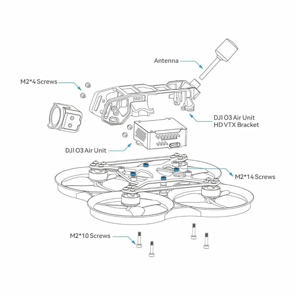 Квадрокоптер BetaFPV Pavo20 Pro Brushless Whoop Quadcopter