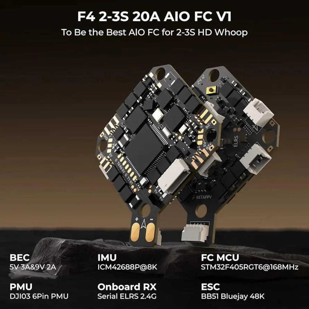 Квадрокоптер BetaFPV Pavo20 Pro Brushless Whoop Quadcopter