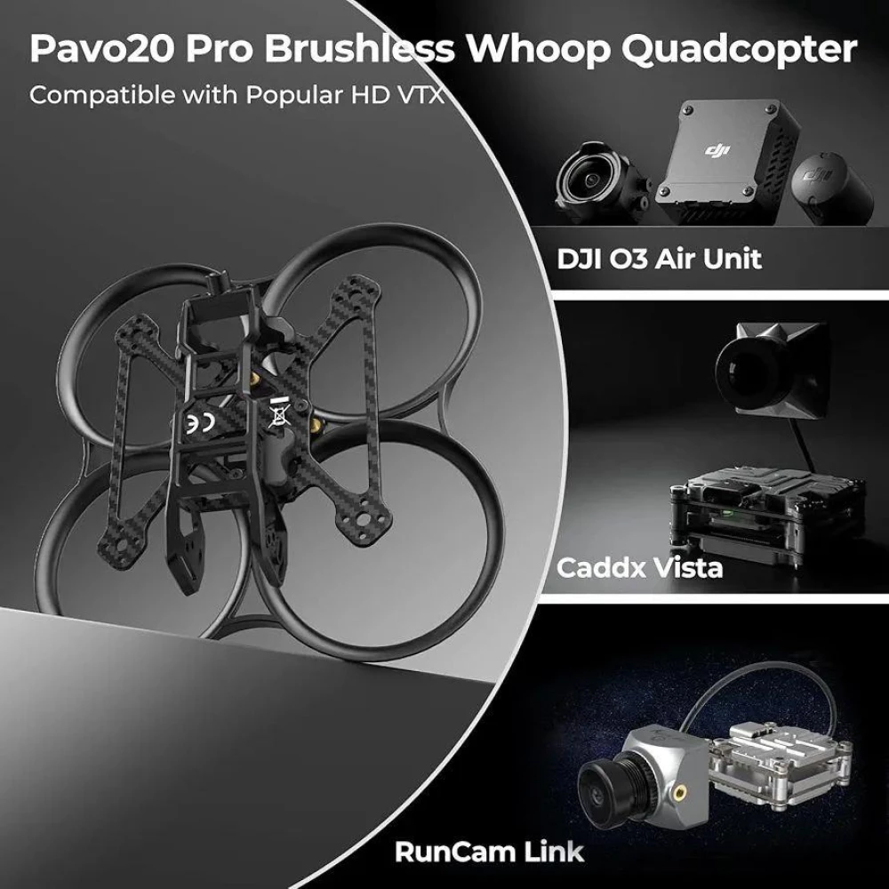 Квадрокоптер BetaFPV Pavo20 Pro Brushless Whoop Quadcopter