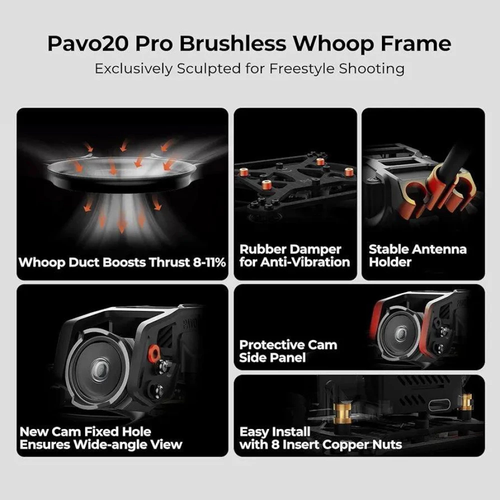 Квадрокоптер BetaFPV Pavo20 Pro Brushless Whoop Quadcopter