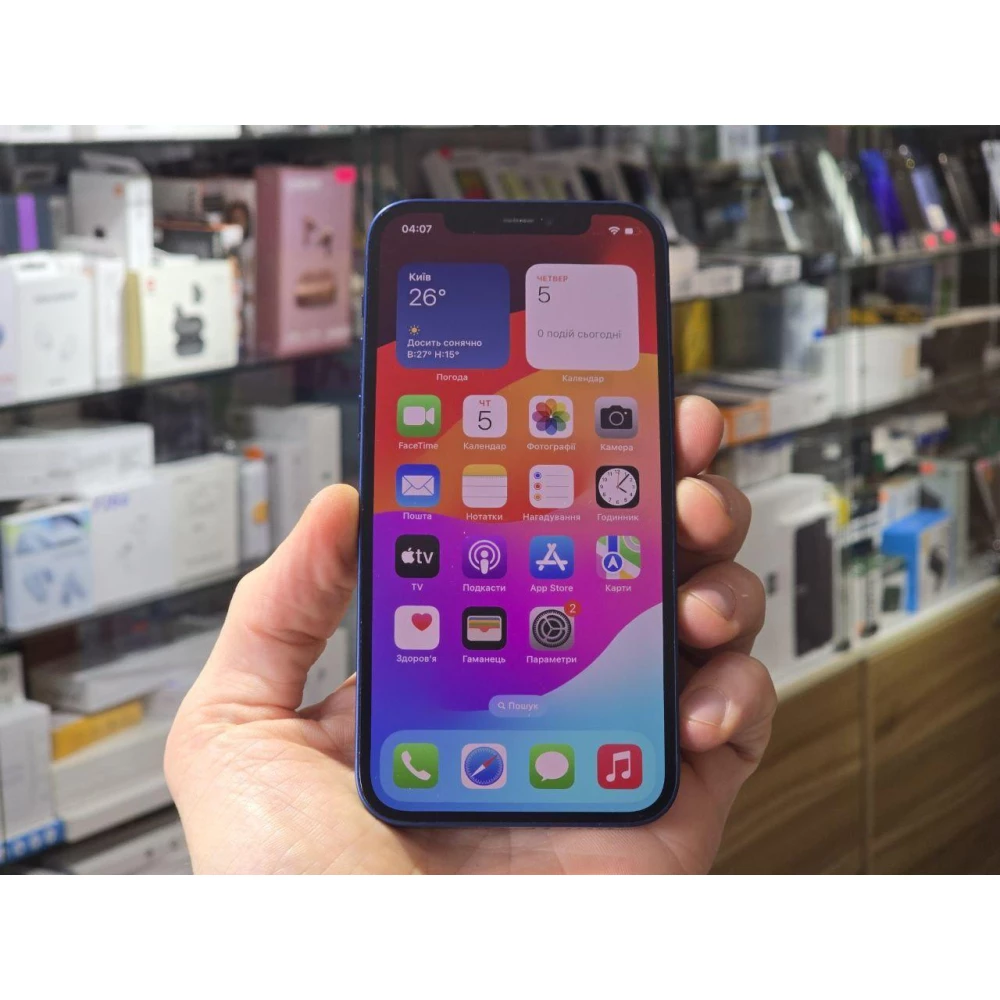IPhone 12 128GB Blue Б/У Хорошее состояние Акумулятор 84%