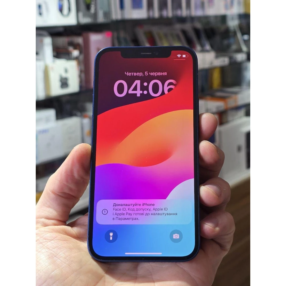 IPhone 12 128GB Blue Б/У Хорошее состояние Акумулятор 84%