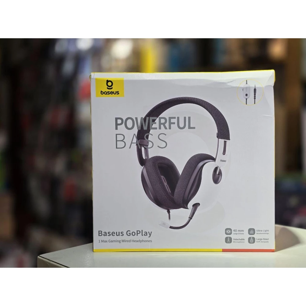 Игрова гарнитура Baseus GoPlay 1 Max 3.5 мм и микрофоном