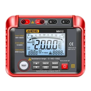 Изображение товара -  Тестер изоляции (мегомметр)ANENG MH12